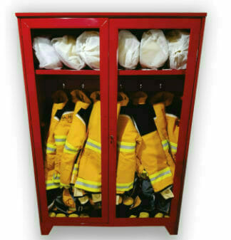 gabinete para traje de bombero