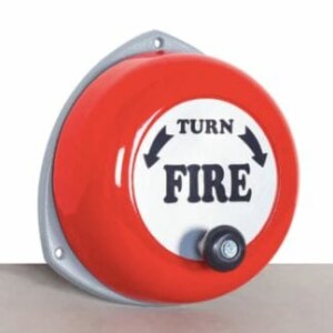 Timbre de alarma de incendio de rotación manual